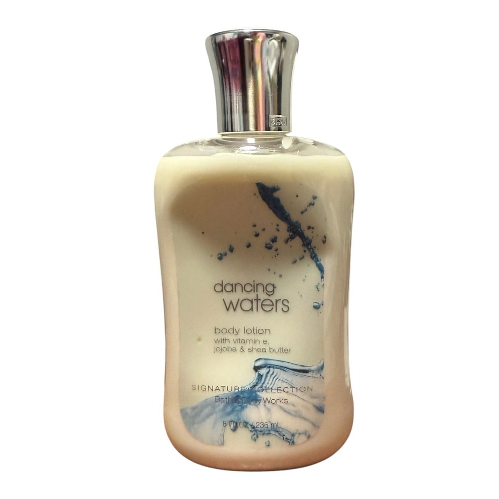 Bath and Body Works Dancing Waters Body Lotion 8 fl oz Vitamin E Jojoba Shea